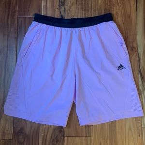 Adidas Mens Purple Light Weight Shorts Bottoms L Large EUC